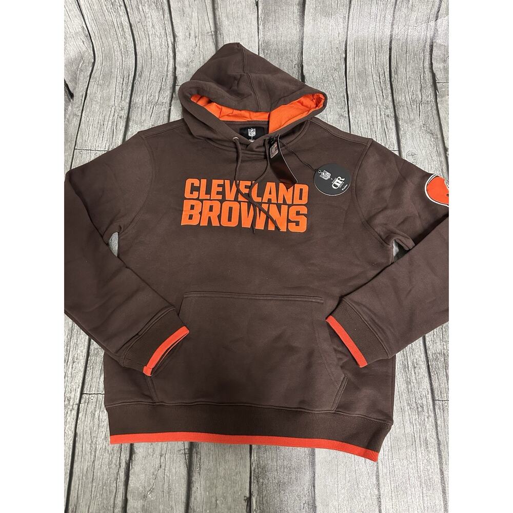 NWT Men’s NFL X Darius Rucker Cleveland Browns Hoodie Sweatshirt Small Brown